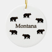 Montana-Grizzlybären Keramikornament (Vorne)