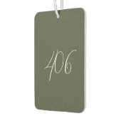 Montana Grün mit Weißraum Code Air Freshener Autolufterfrischer (Links)