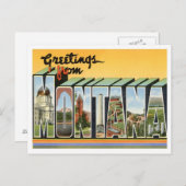 Montana Gruß von US-Staaten Postkarte (Vorne/Hinten)