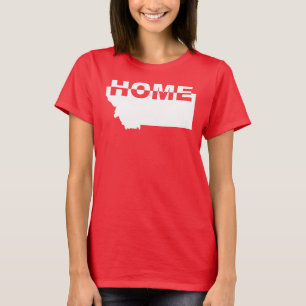 Montana Heimweg von State T-Shirt Tees