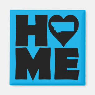 Montana Home Heart State Kühlschrankmagnet