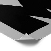 Montana Home Heart State Poster Sign (Ecke)