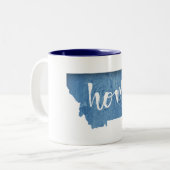 Montana Home Wood Grain Zweifarbige Tasse (Vorderseite Links)