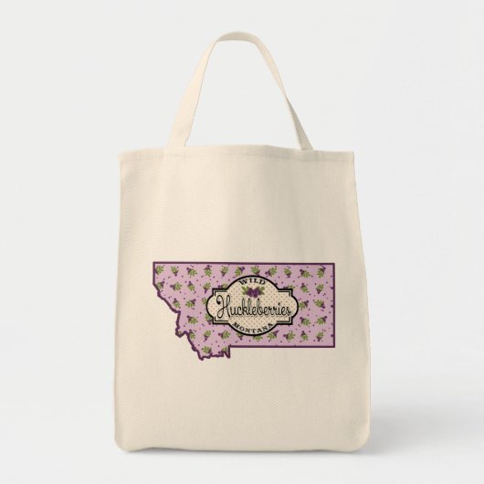 Montana Huckleberry Grocero Tragetasche (Vorne)