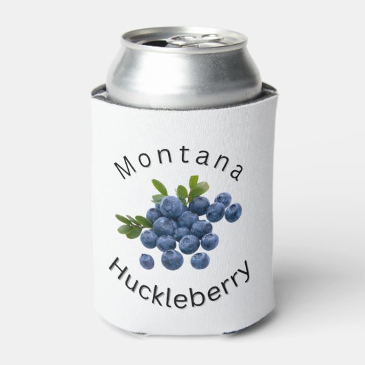 Montana Huckleberry. Montana, Sportsmen, im Freien Dosenkühler (Kanne Vorderseite)