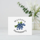 Montana Huckleberry. Montana, Sportsmen, im Freien Postkarte (Stehend Vorderseite)