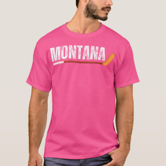 Montana Ice Hockey Vater Opa Grandma T-Shirt
