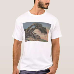 Montana - indischer Leiter im Glacier Nationalpark T-Shirt