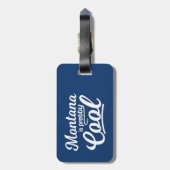 Montana ist Hübsch Cool Gepäckanhänger (Rückseite vertikal)