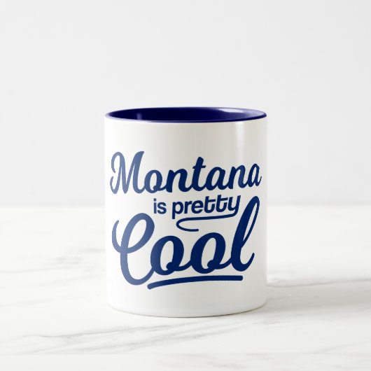 Montana ist Hübsch Cool Zweifarbige Tasse (Mittel)
