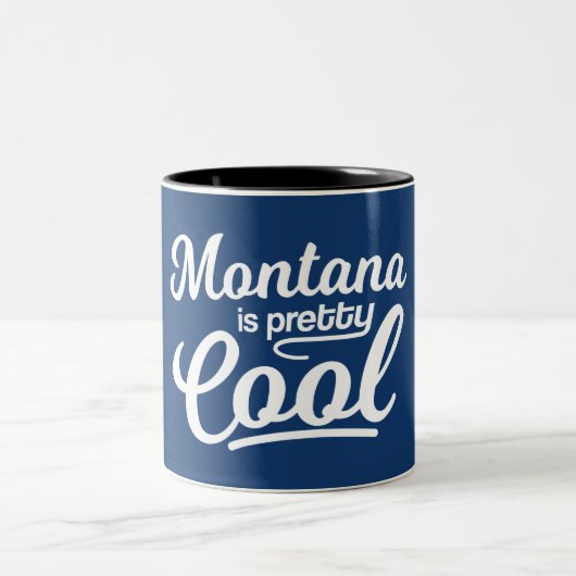 Montana ist Hübsch Cool Zweifarbige Tasse (Mittel)