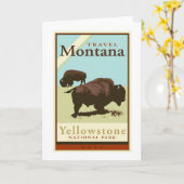 Montana Karte (Gelbe Blume)