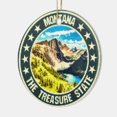 Montana Keramik Ornament (Links)