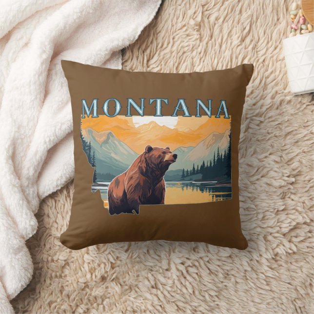 Montana Kontur Bärenberg Kissen (Decke)