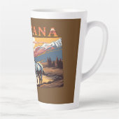 Montana Kontur Wilde Pferde Milchtasse (Rechts)