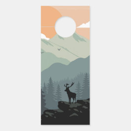 Montana Landschaft Kunst Vintage Fotos Alte Ästhet Türanhänger