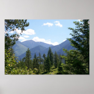 Montana Landschaft Poster