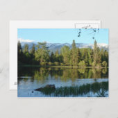 Montana Landschaft Postkarte (Vorne/Hinten)