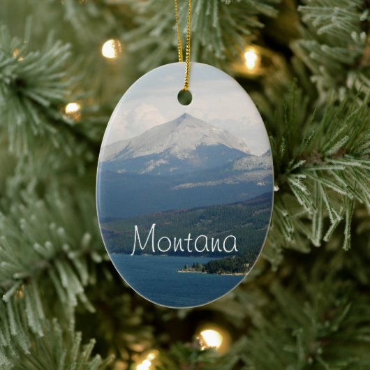 Montana Landschaftliche Landschaft Keramik Ornament (Baum)