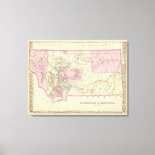 Montana Leinwanddruck (Vorderseite)