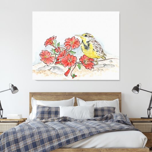 Montana Leinwanddruck (Insitu (Schlafzimmer))