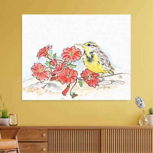 Montana Leinwanddruck (Insitu (Wohnzimmer))