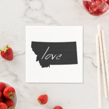 Montana Liebe Paper Party Napkins