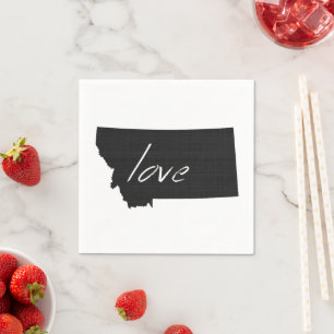 Montana Liebe Paper Party Napkins Serviette