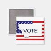 Montana Magnet (Vorderseite/Rückseite)