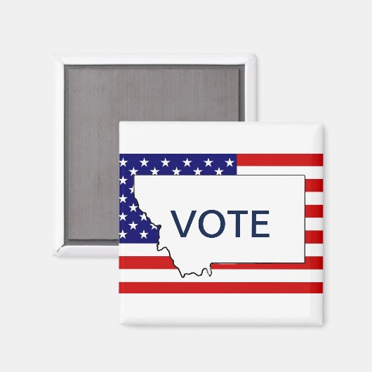 Montana Magnet (Vorderseite/Rückseite)