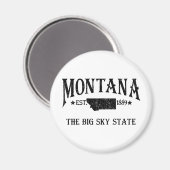 Montana Magnet (Vorderseite/Rückseite)