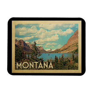 Montana Magnet Glacier Park Vintag