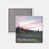 Montana Majesty_Big Sky Country Magnet (Vorderseite/Rückseite)