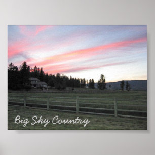 Montana Majesty_Big Sky Country Poster