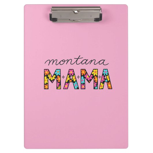 Montana Mama Klemmbrett (Vorderseite)