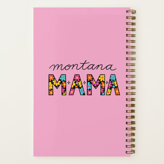 Montana Mama Spiral Notebook Notizblock (Rückseite)