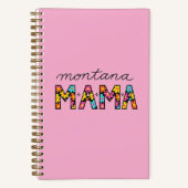 Montana Mama Spiral Notebook Notizblock (Vorderseite)