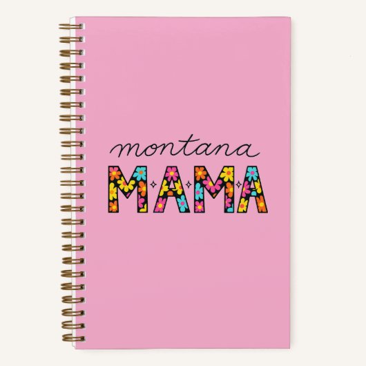 Montana Mama Spiral Notebook Notizblock (Vorderseite)