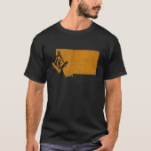 Montana Masons Grand Lodge Af&am Freemason Father' T-Shirt (Vorderseite)