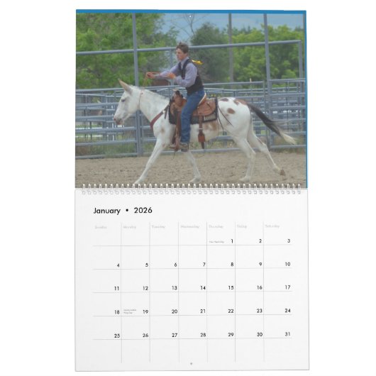 Montana-Maultier-Tage Kalender (Jan 2026)