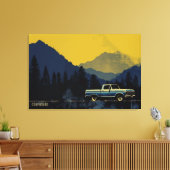 Montaña Mística: Eine vorübergehende Reise Leinwanddruck (Insitu (Wohnzimmer))