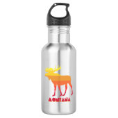 Montana Moose Edelstahlflasche (Vorderseite)