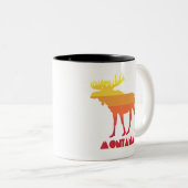 Montana Moose Zweifarbige Tasse (VorderseiteRechts)