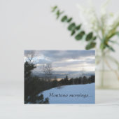 Montana Mornings 1 Postkarte (Stehend Vorderseite)