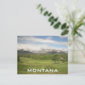 Montana Mountain Range Foto Postkarte (Stehend Vorderseite)
