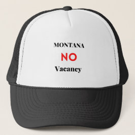 Montana No Vacancy. Outdoorsmen, Sportler Truckerkappe