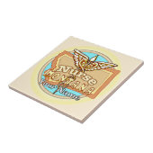 Montana Nurse Caduceus Tile Fliese (Seite)