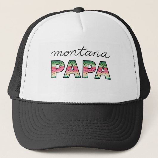 Montana Papa Trucker Hat Truckerkappe (Vorderseite)