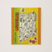 Montana Postcard Karte Jigsaw Puzzle (Vertikal)