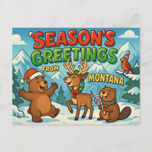 MONTANA Postcard Postkarte